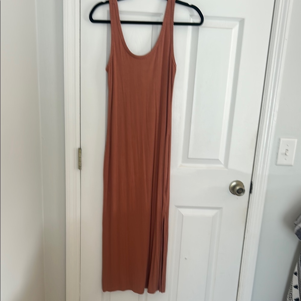 Old Navy Brown Sleeveless Maxi Sundress